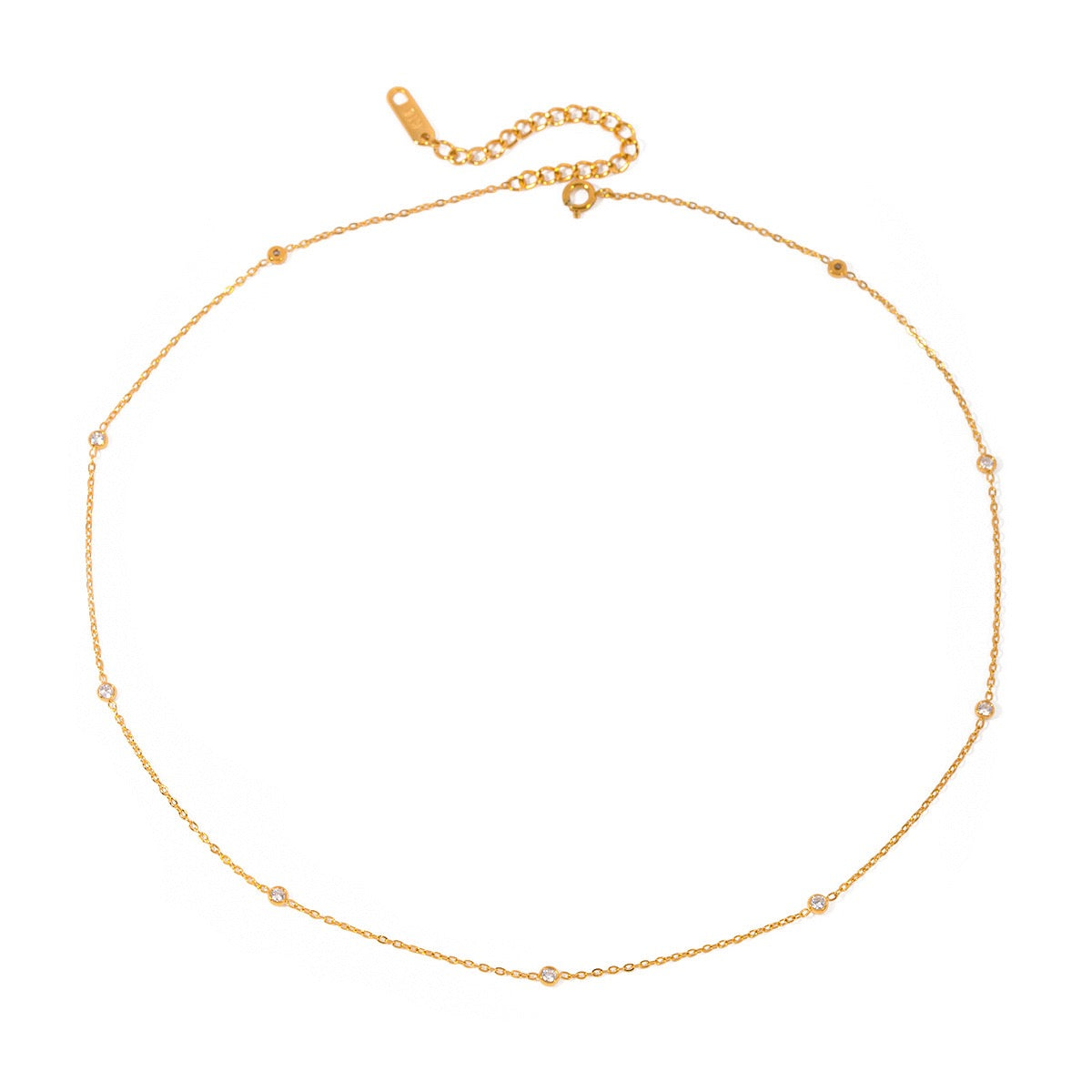 Simple Minimalist diamond Necklace