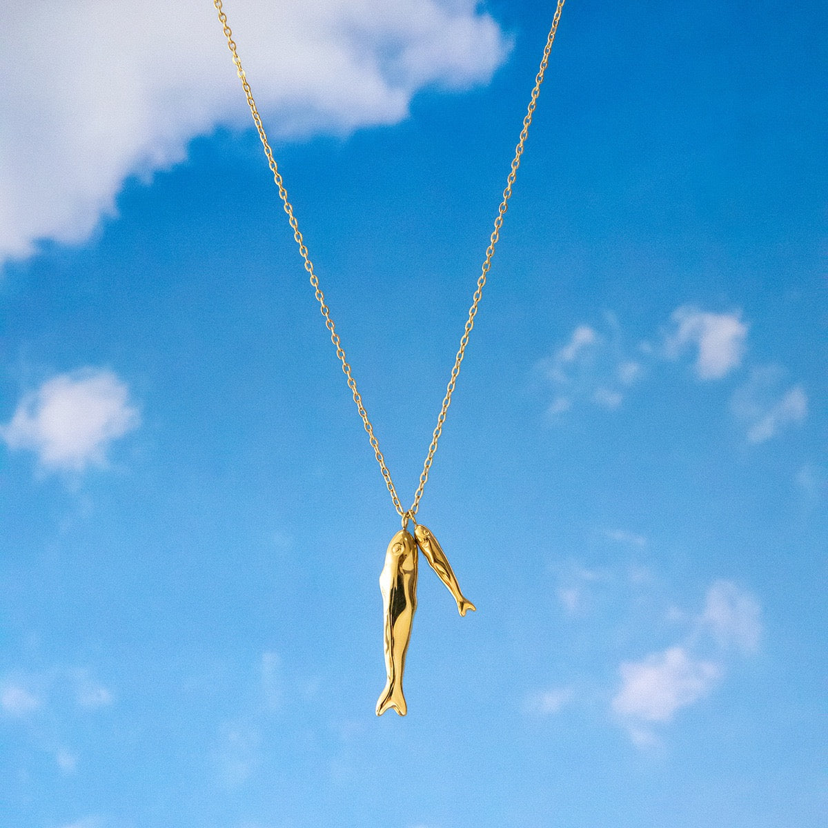 Double Fish Necklace