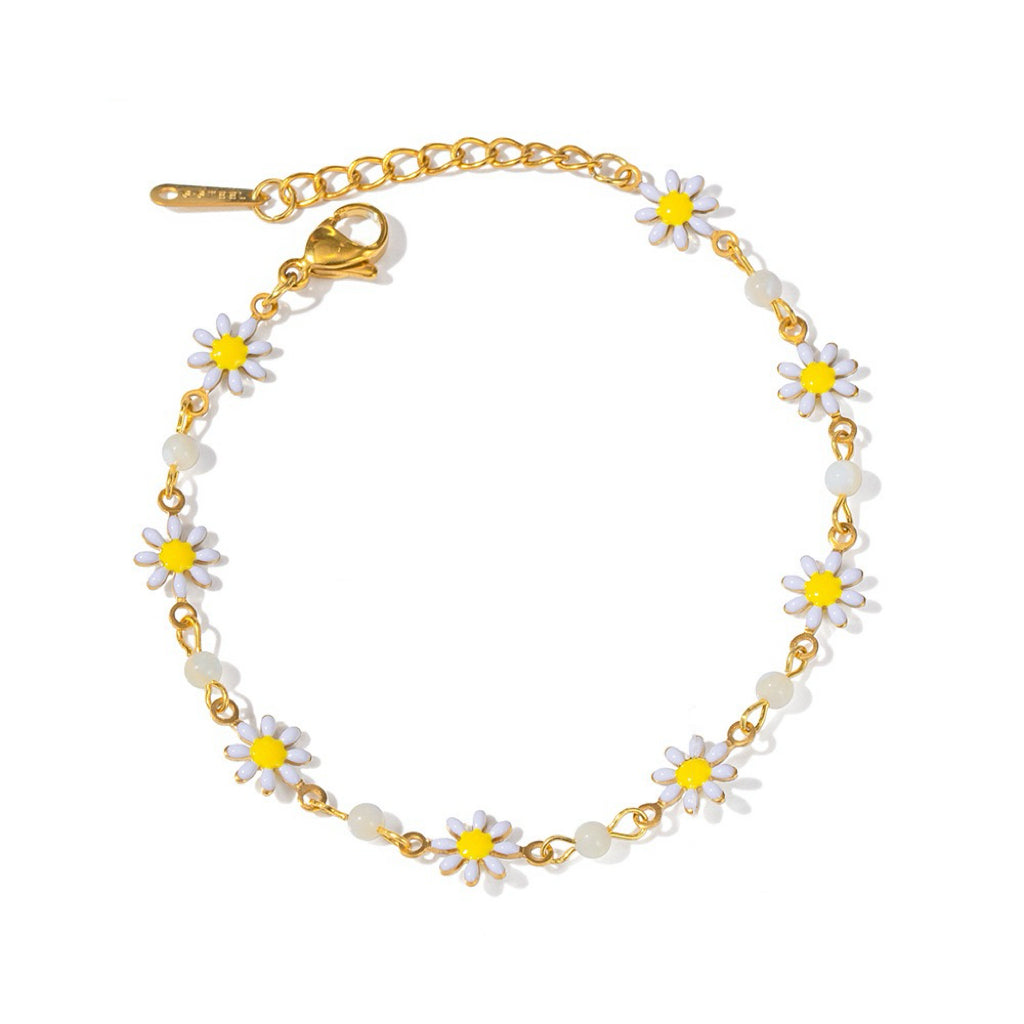 Daisy Flower Bracelet